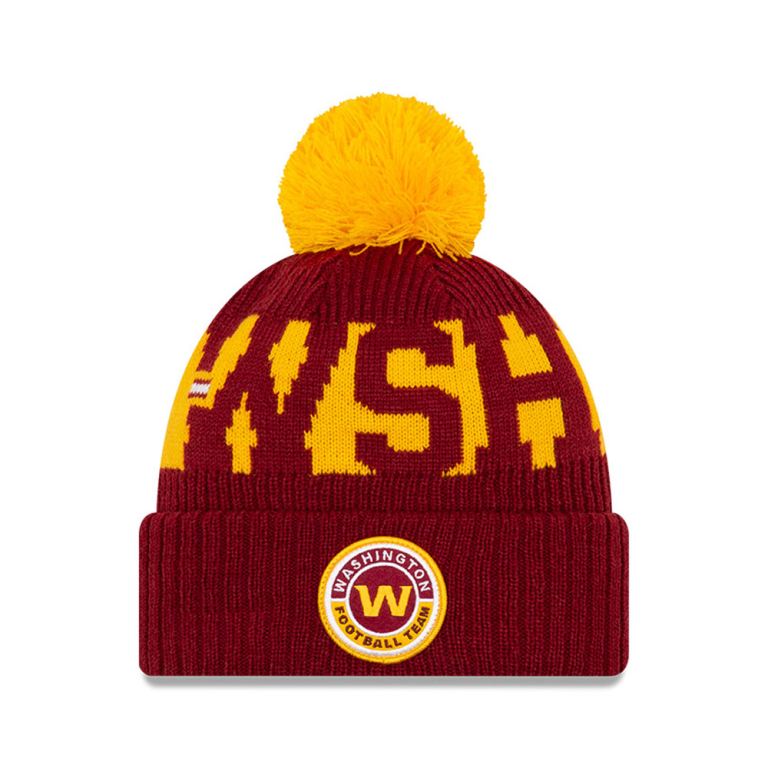 Gorras New Era Beanies Rojos - Washington On Field Kids Maroon 07169HQAZ